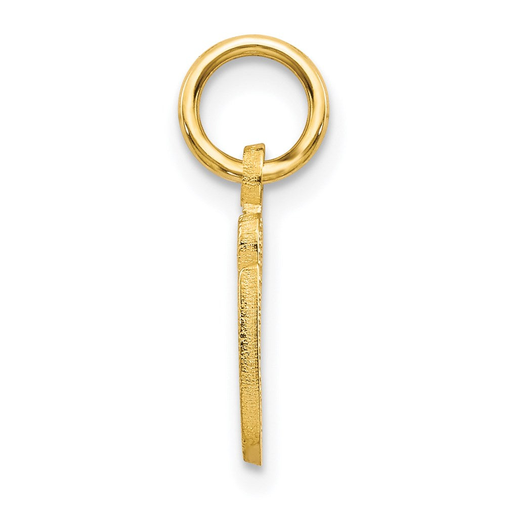 14K Gelbgold 14ky Schreibschrift Buchstabe G Initiale Charm