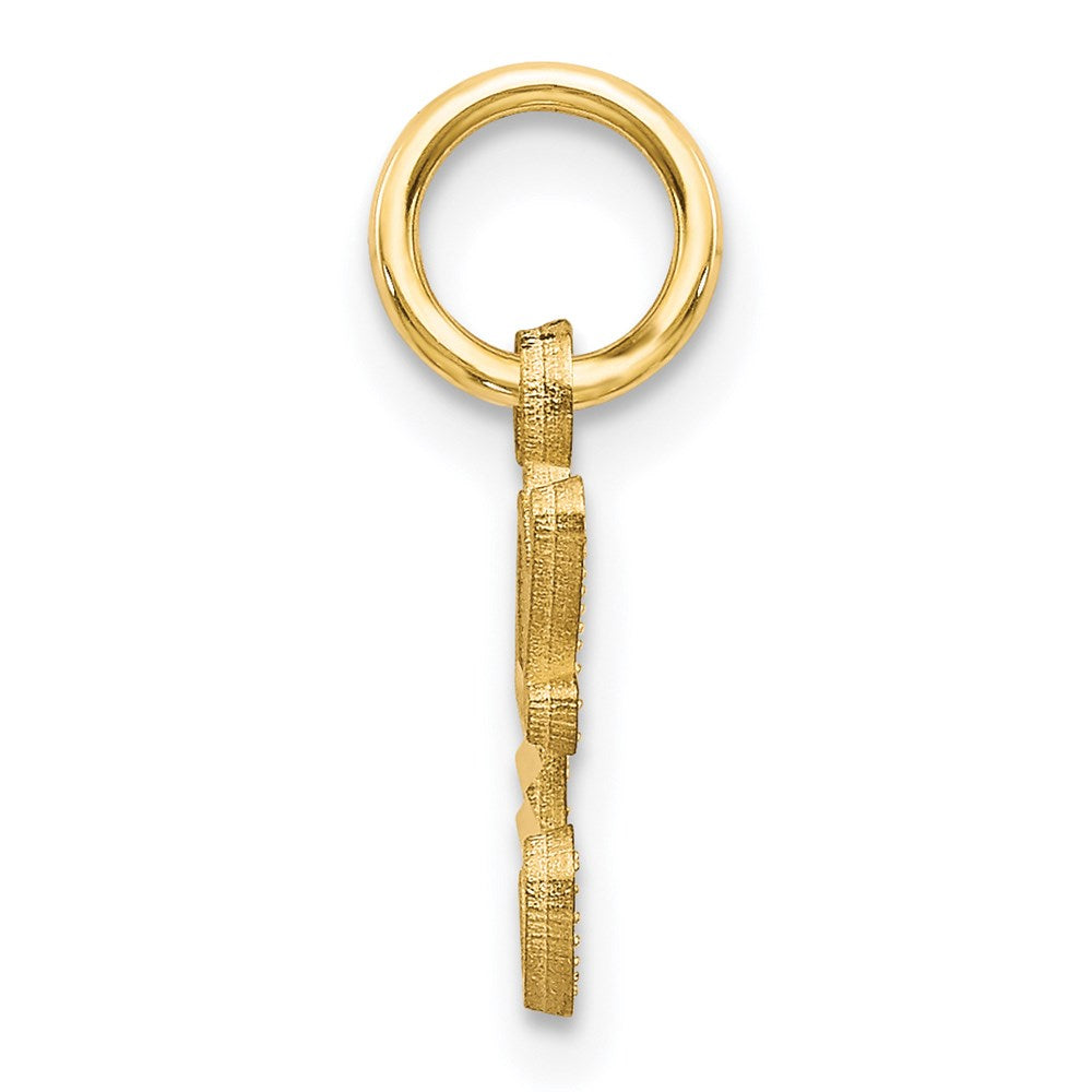 14K Gelbgold Buchstabe C Initiale Charm