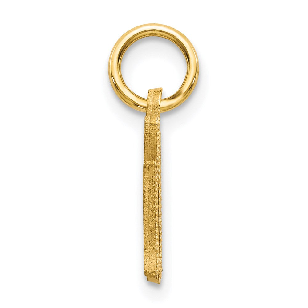 14K Gelbgold Buchstabe G Initiale Charm