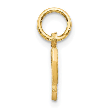 14K Gelbgold Buchstabe P Initiale Charm