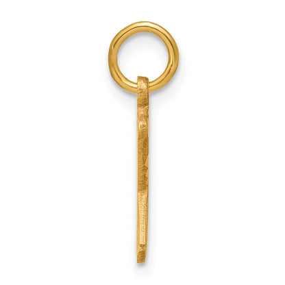 14K Gelbgold Buchstabe X Initiale Charm