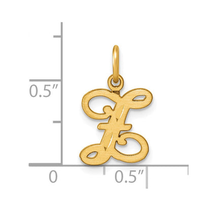 14K Gelbgold Initiale Z Charm