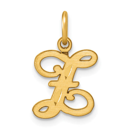 14K Gelbgold Initiale Z Charm