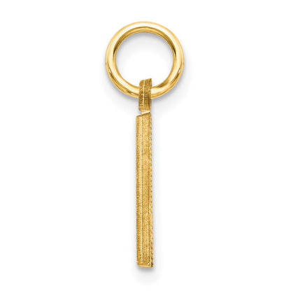 14K Gelbgold Buchstabe A Initiale Charm