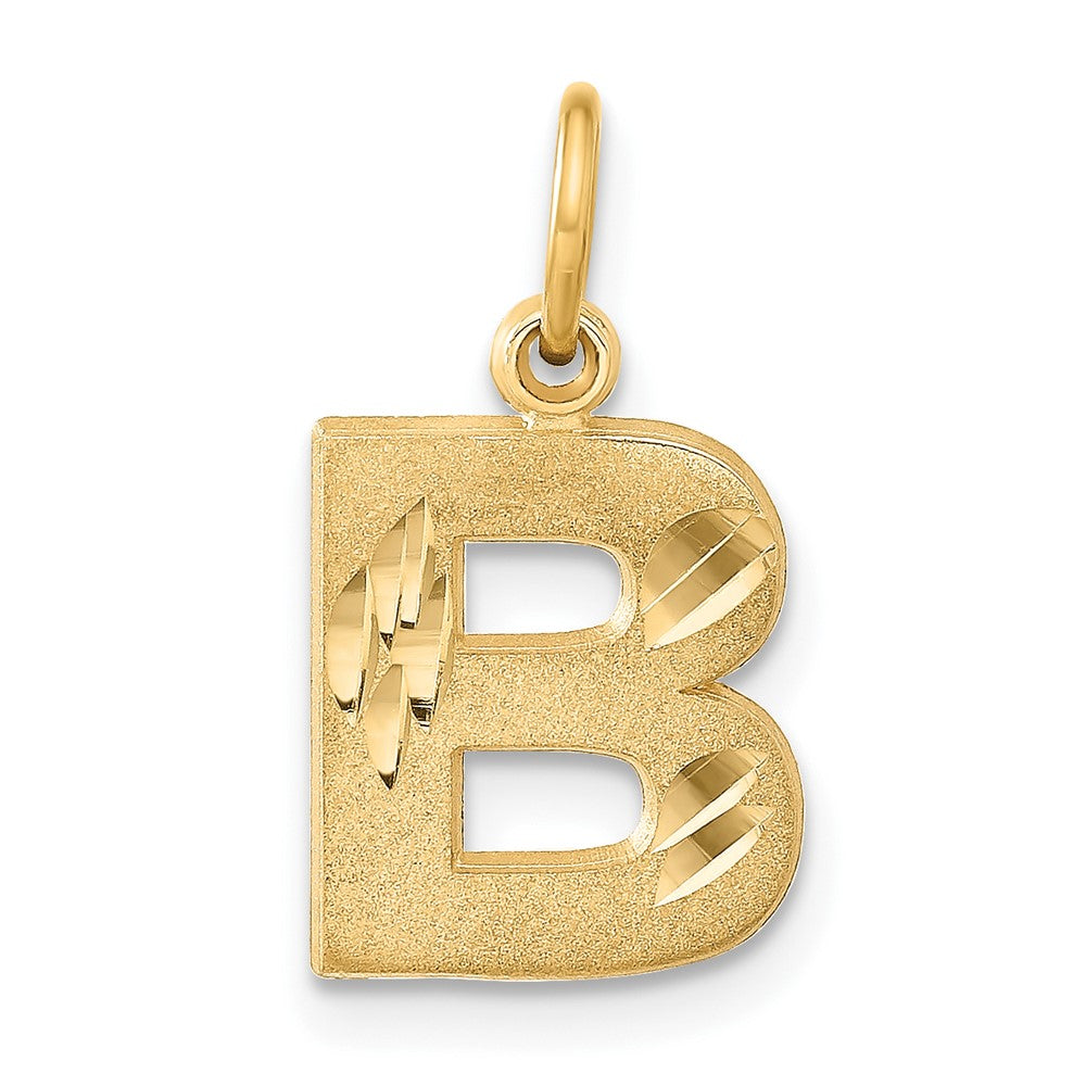 14K Gelbgold Buchstabe B Initialen-Charm