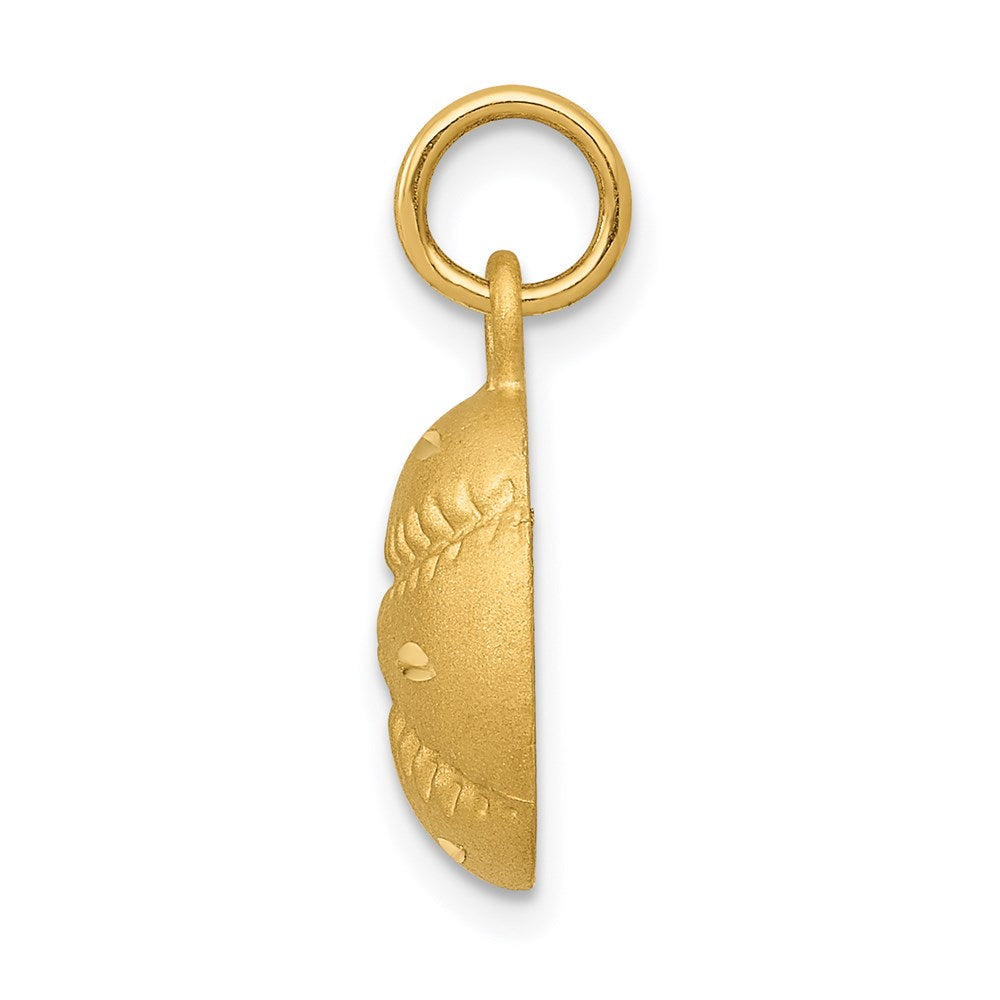 14K Gelbgold Baseball-Charm
