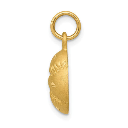 14K Gelbgold Baseball-Charm