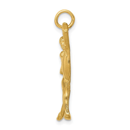 14K Gelbgold Turnerin-Charm