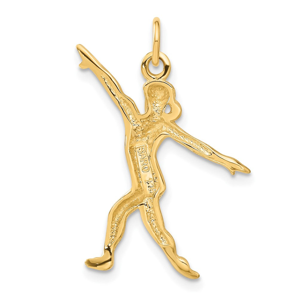 14K Gelbgold Turnerin-Charm