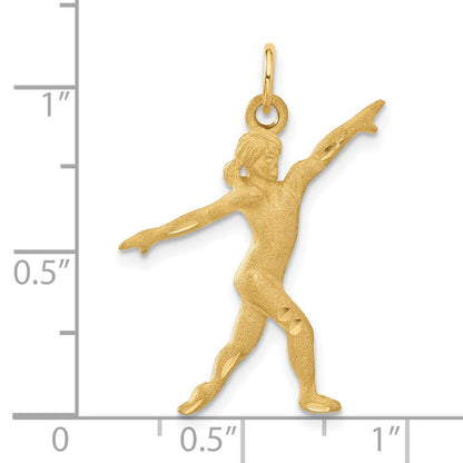14K Gelbgold Turnerin-Charm
