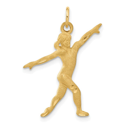 14K Gelbgold Turnerin-Charm