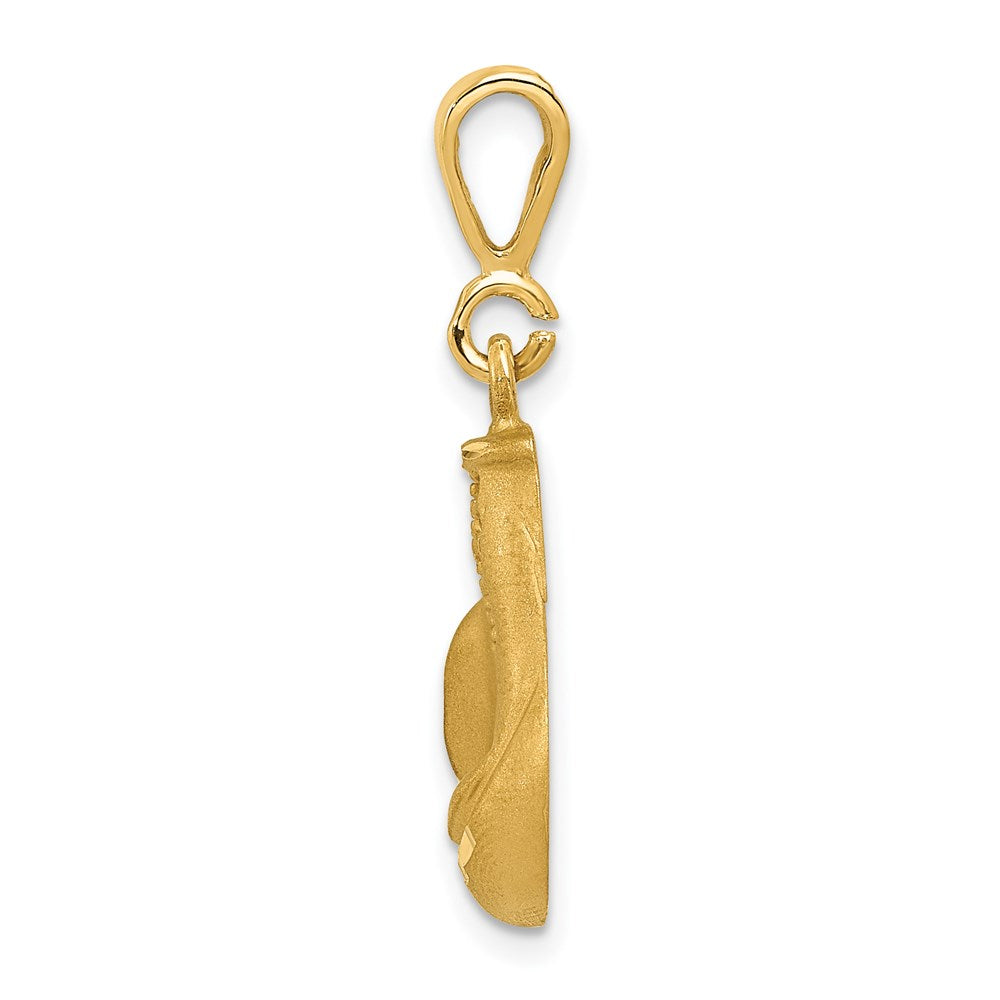 14K Gelbgold Boxhandschuh-Charm
