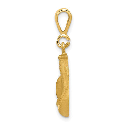 14K Gelbgold Boxhandschuh-Charm