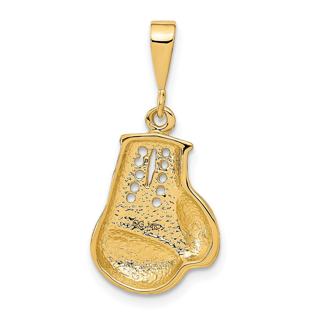 14K Gelbgold Boxhandschuh-Charm