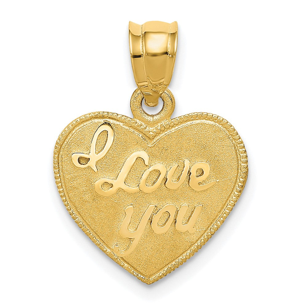 14K Gelbgold Herz-Anhänger