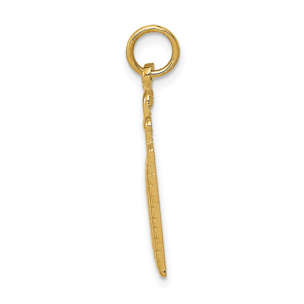 14K Gelbgold Golf Bag Charm