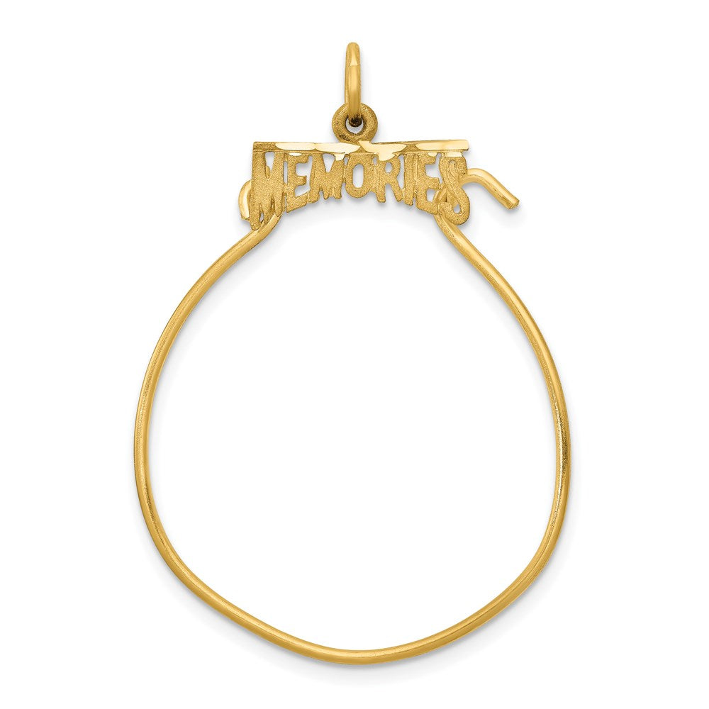 14K Gelbgold Memories Charm Halter