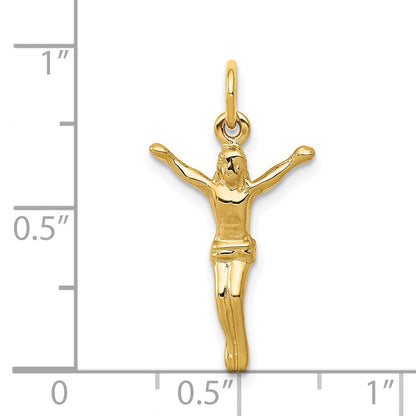 14K Gelbgold Corpus Charm