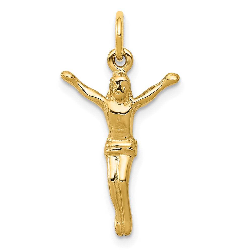 14K Gelbgold Corpus Charm