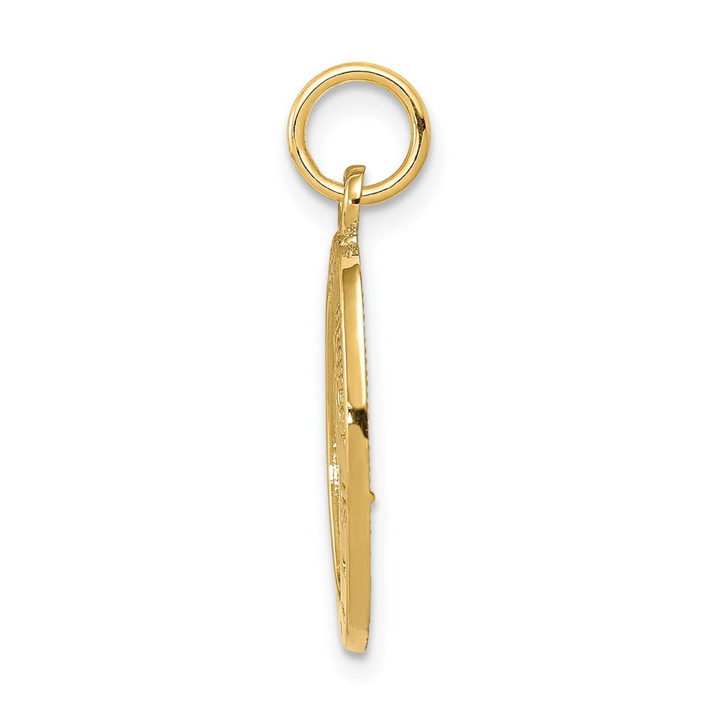 14K Gelbgold Sankt Christophorus Medaille Charm