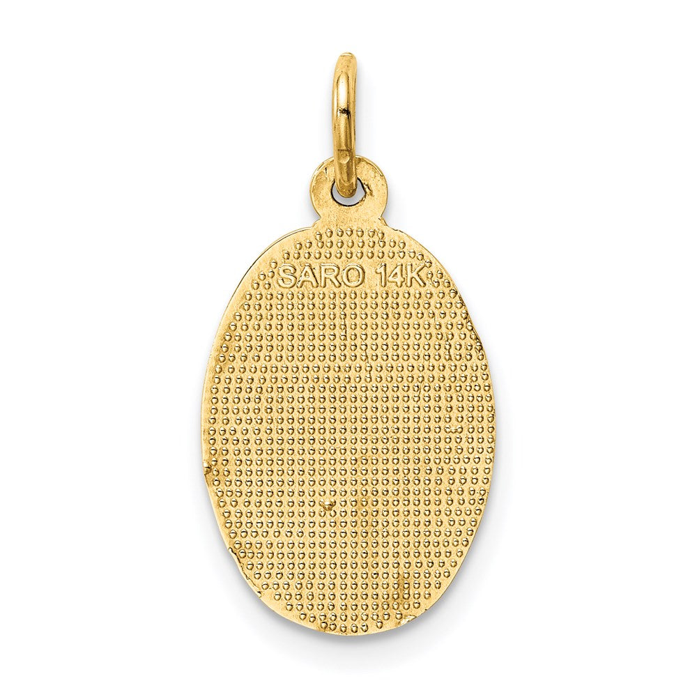 14K Gelbgold Sankt Christophorus Medaille Charm