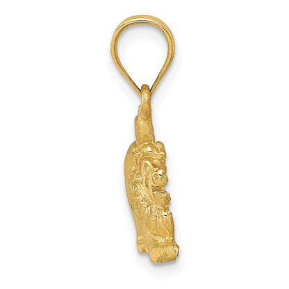 14K Gelbgold Löwe-Charm
