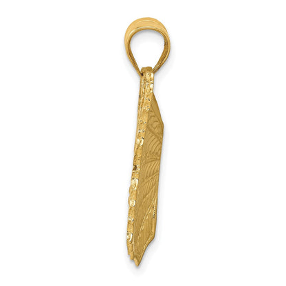 14K Gelbgold Schmetterling-Charm