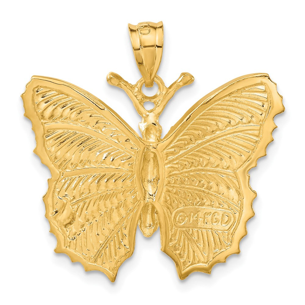 14K Gelbgold Schmetterling-Charm