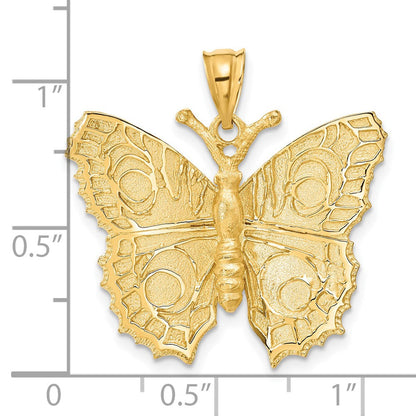 14K Gelbgold Schmetterling-Charm