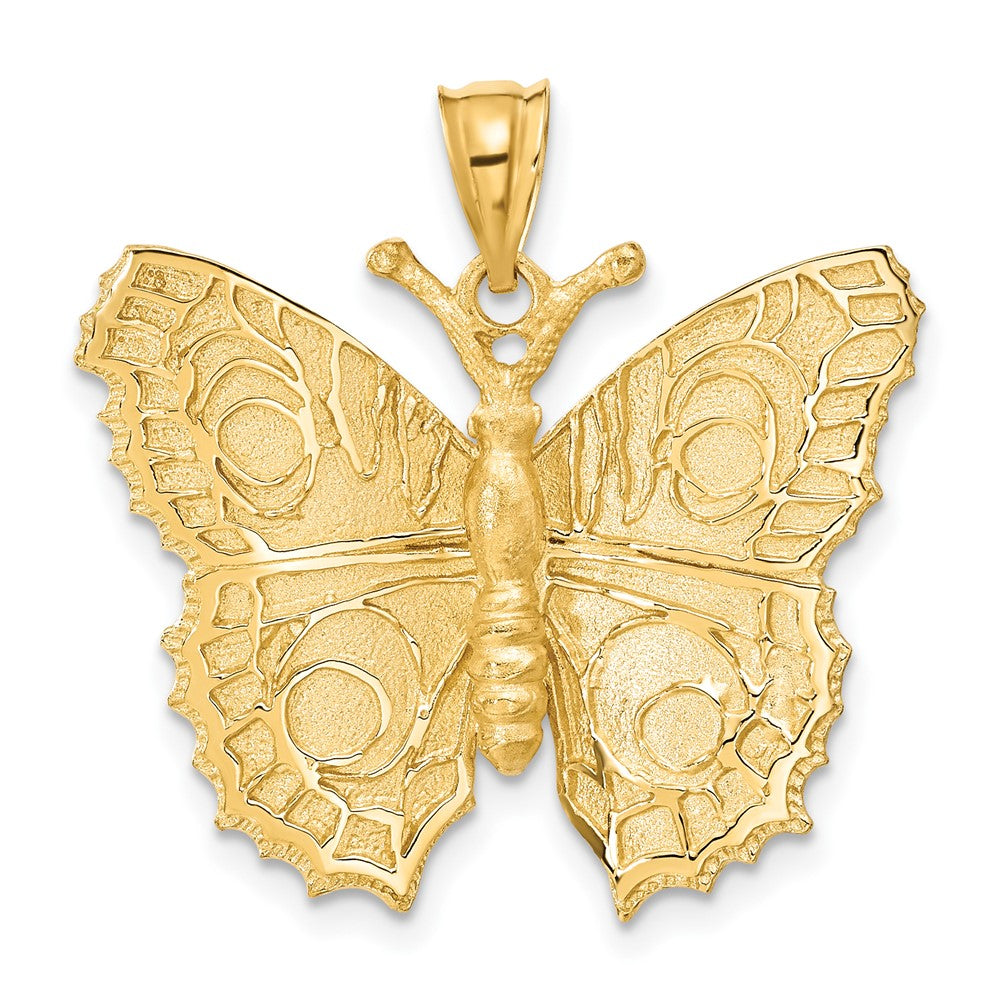 14K Gelbgold Schmetterling-Charm