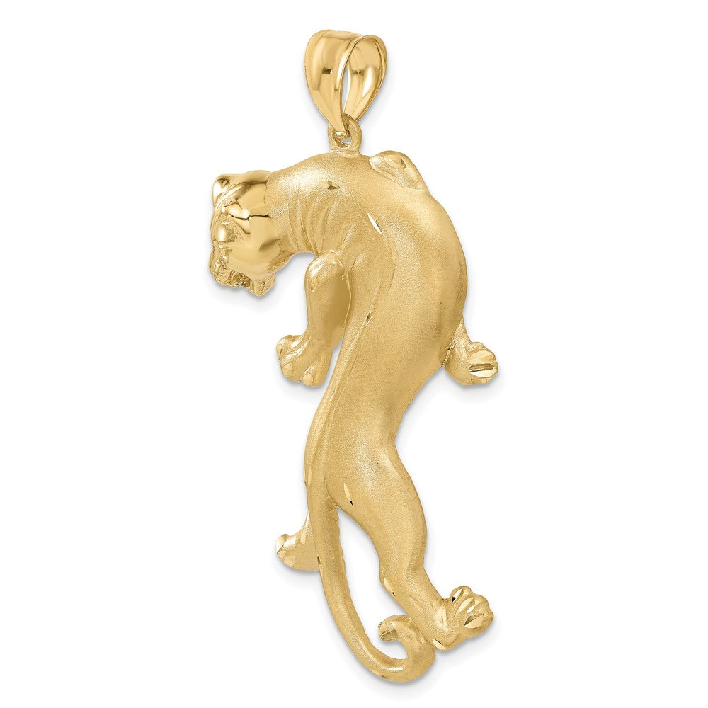 14K Gelbgold Panther-Anhänger