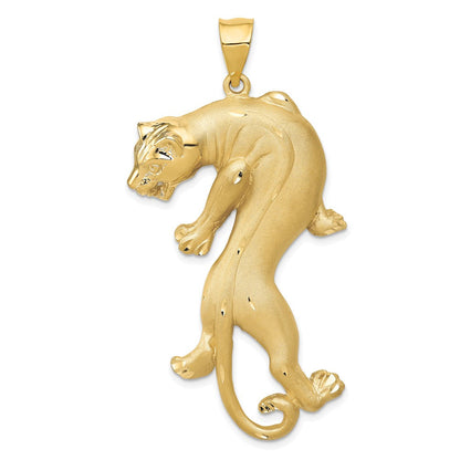 14K Gelbgold Panther-Anhänger