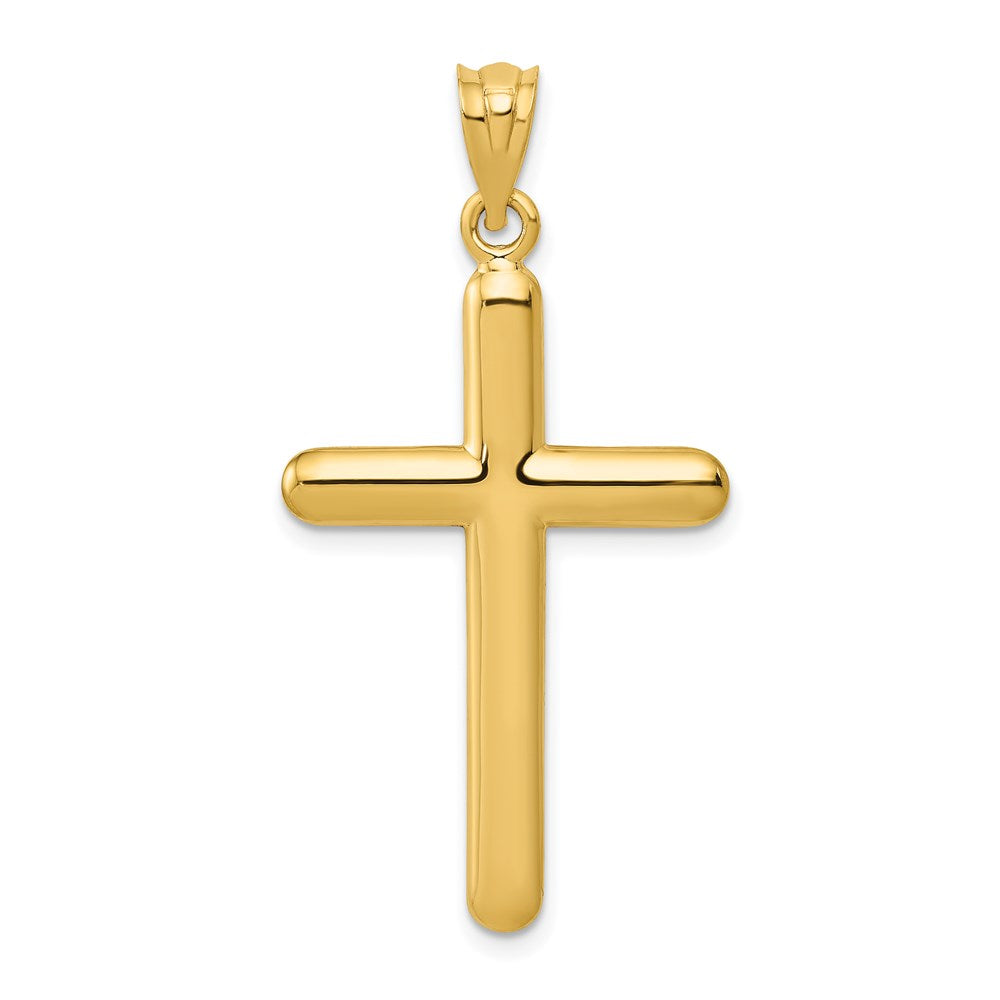 14K Gelbgold Poliertes Kreuz Anhänger** Alternative, sprachlich noch natürlicher: **14K Gelbgold Kreuzanhänger, poliert