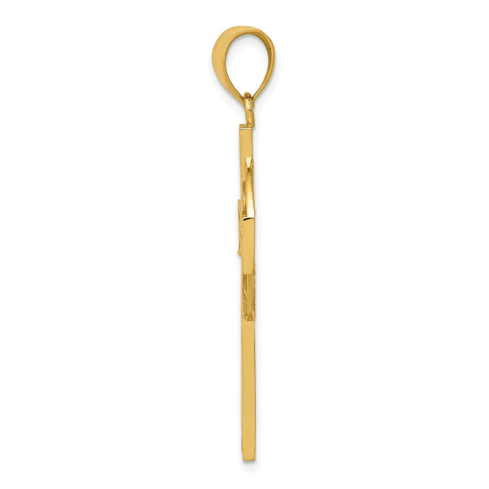 14K Gelbgold Anhänger Keltisches Kreuz