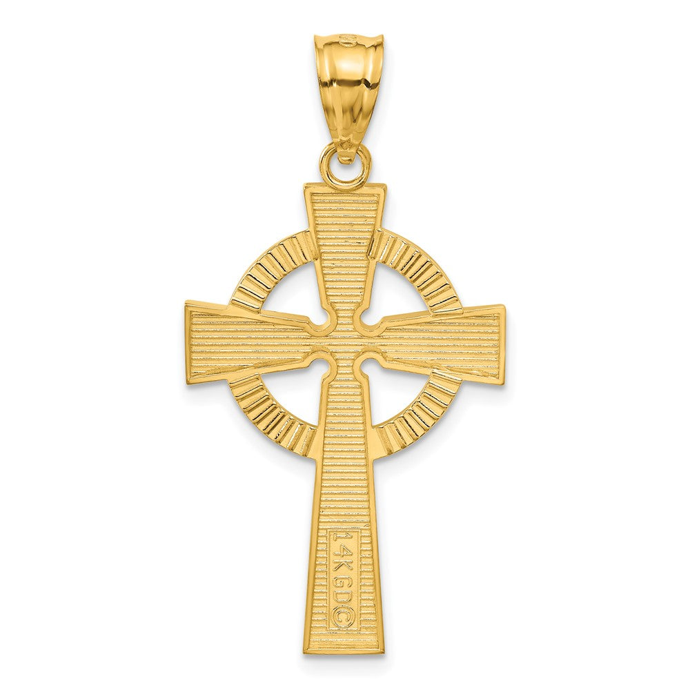14K Gelbgold Anhänger Keltisches Kreuz