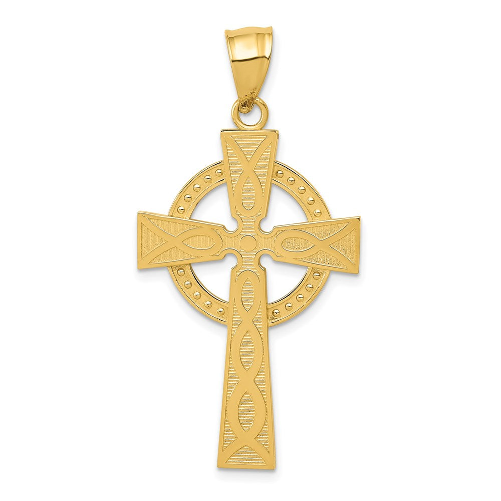 14K Gelbgold Anhänger Keltisches Kreuz