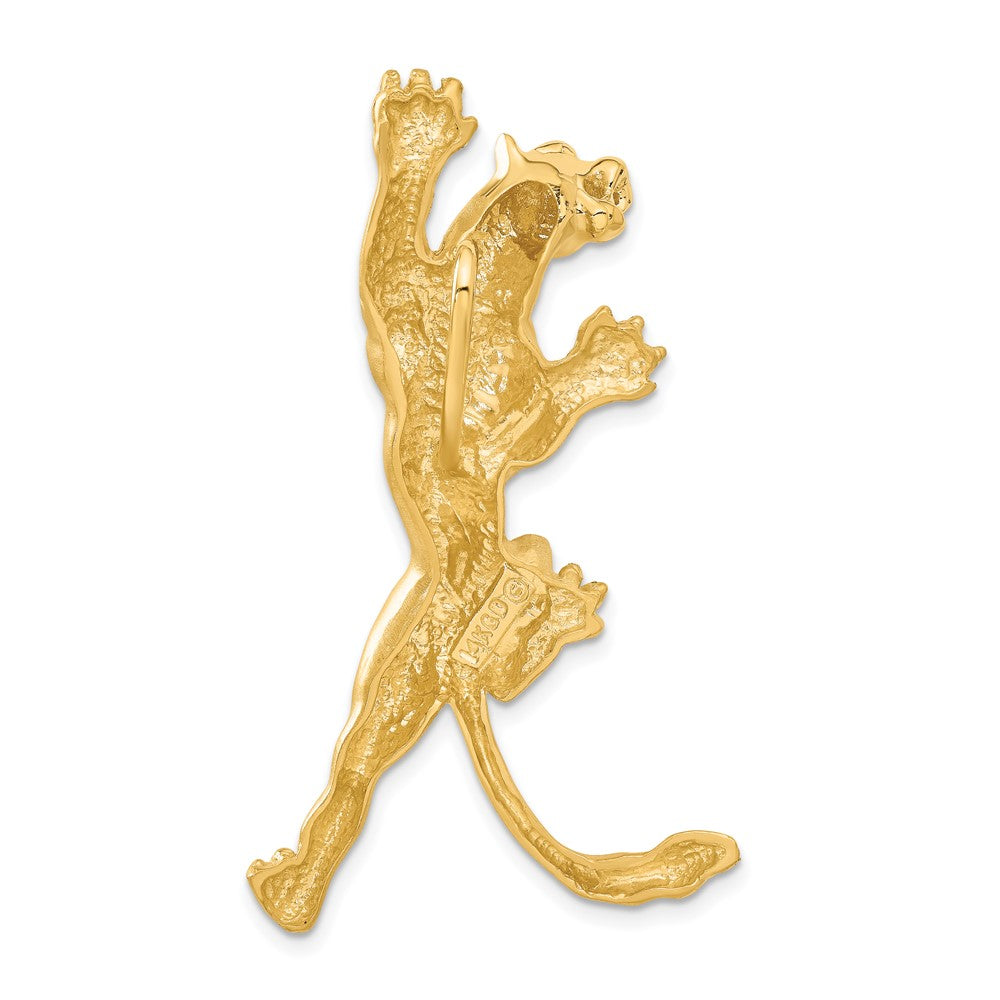 14K Gelbgold Panther-Anhänger