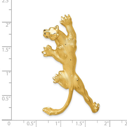 14K Gelbgold Panther-Anhänger