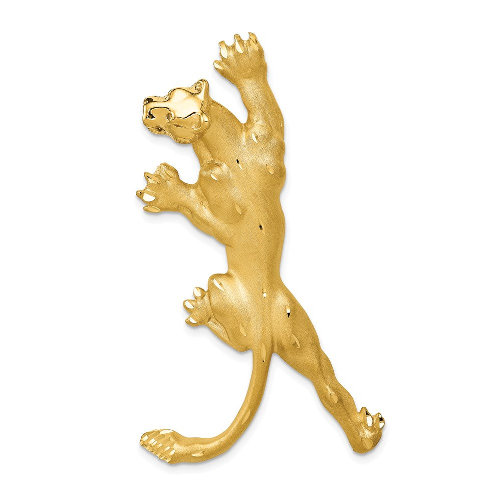 14K Gelbgold Panther-Anhänger