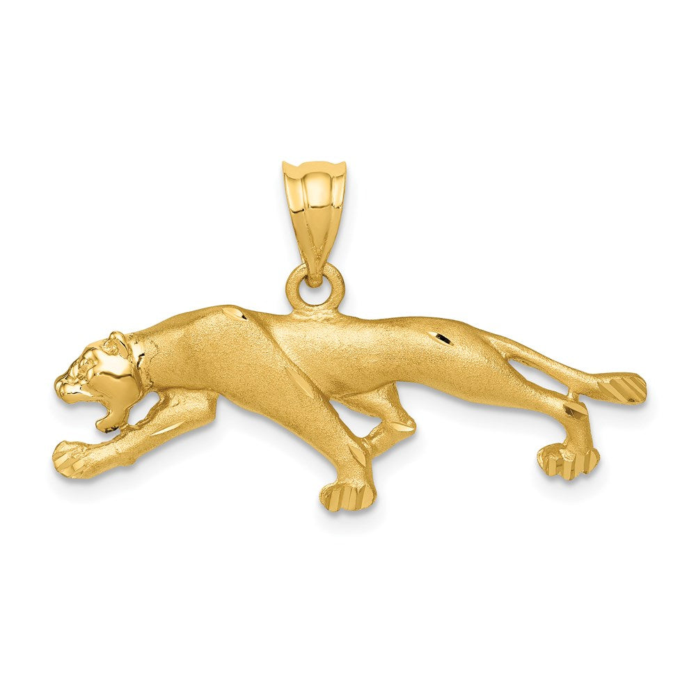 14K Gelbgold Panther-Anhänger