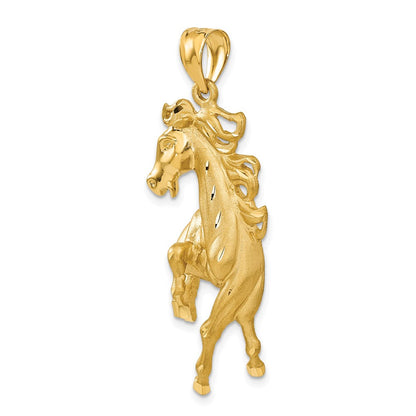 14K Gelbgold Pferd-Anhänger