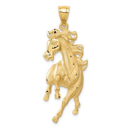14K Gelbgold Pferd-Anhänger