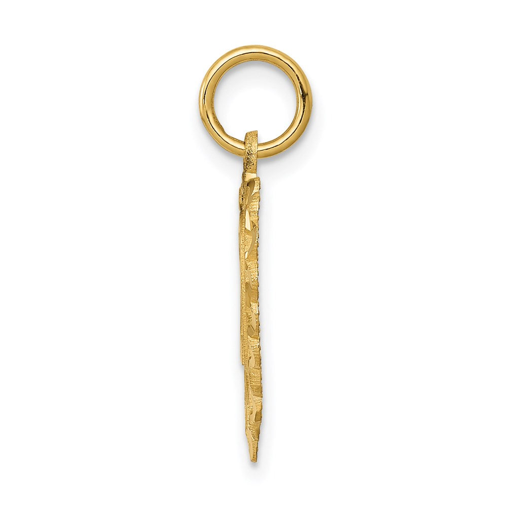 14K Gelbgold 20 in Herz Charm