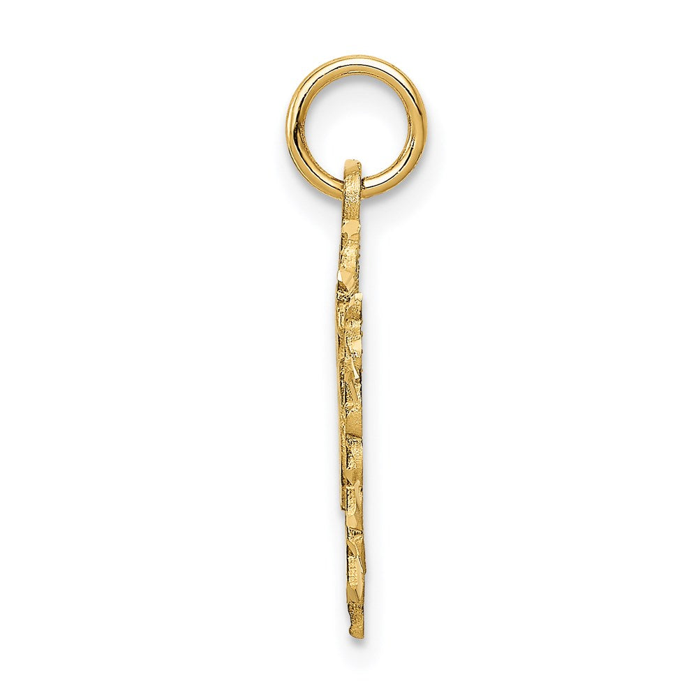 14K Gelbgold 16 in A Herz Charm