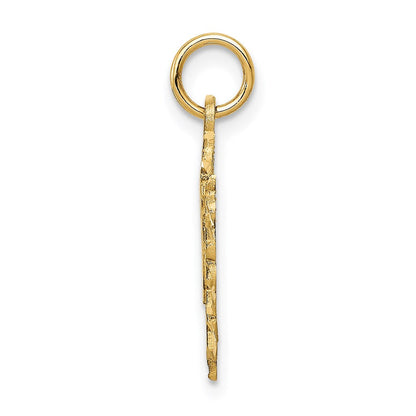 14K Gelbgold 16 in A Herz Charm