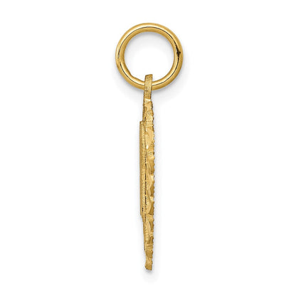 14K Gelbgold 18 Herz Charm