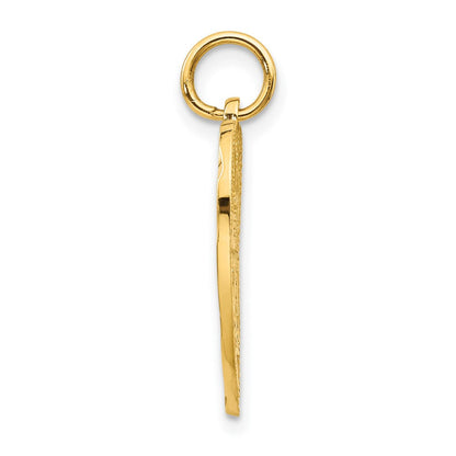 14K Gelbgold "SWEET 16" Charm in Herzform