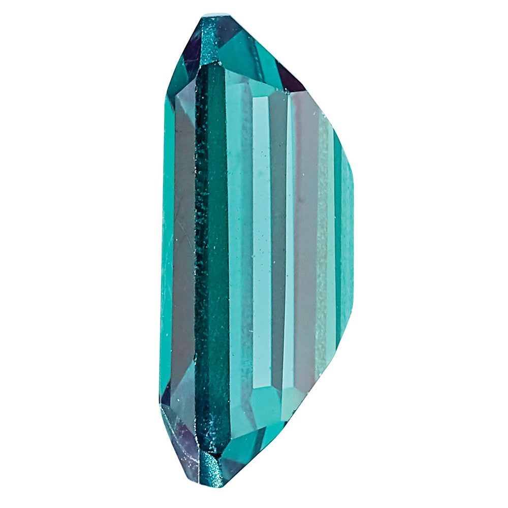 Edelstein Erzeugt Alexandrite 7x5mm Smaragdschliff