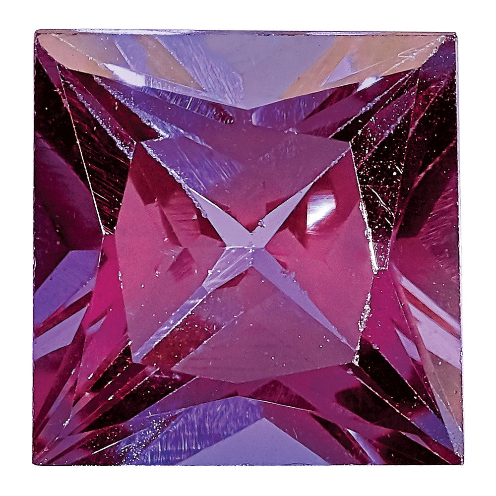 Edelstein Erzeugt Alexandrite 4mm Princess