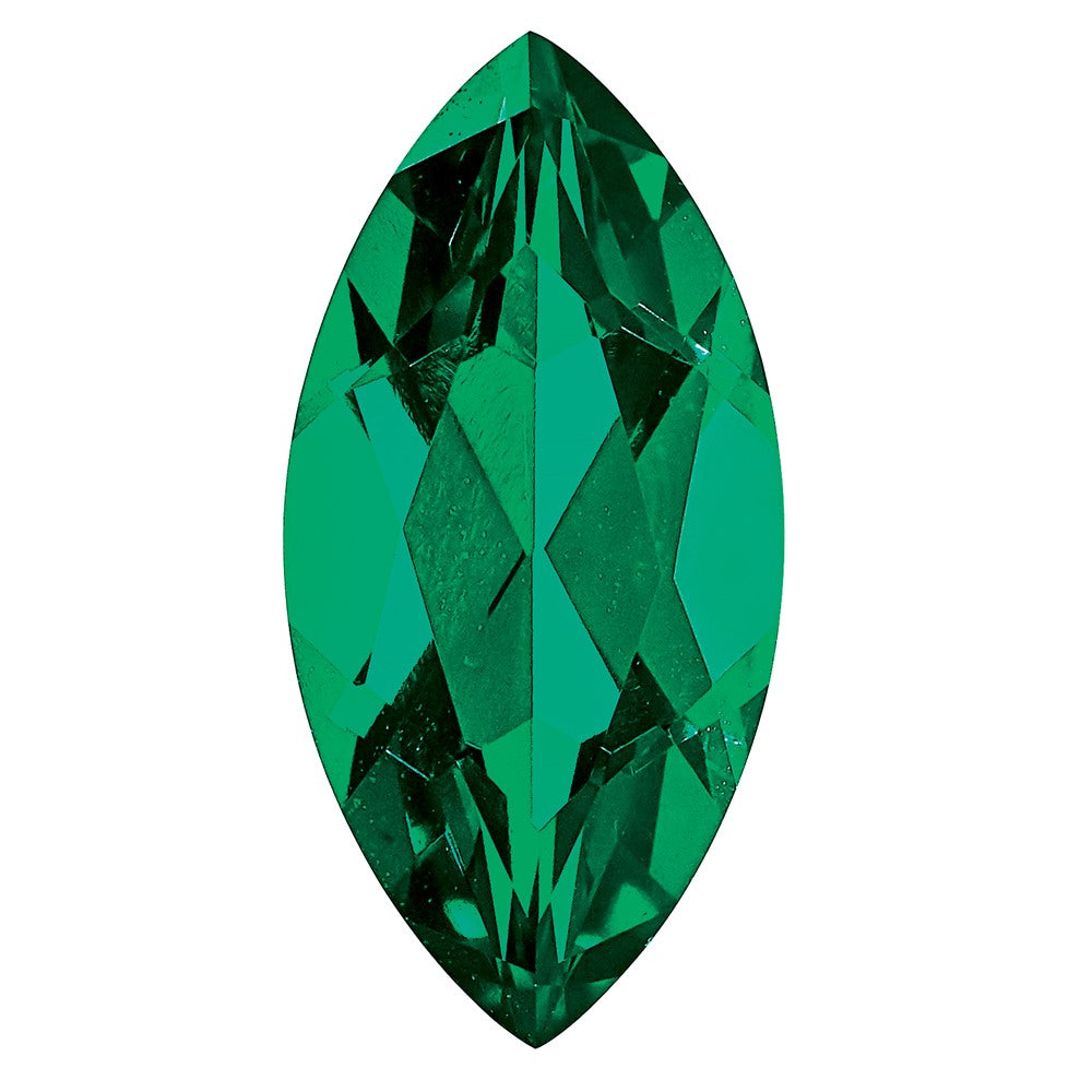 Edelstein Erzeugt Smaragd 8x4mm Marquise